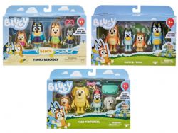 BLUEY - ENSEMBLE 4 FIGURINES ASST